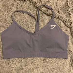 SOLD— Gymshark Graphene Blue Training V Neck Bra